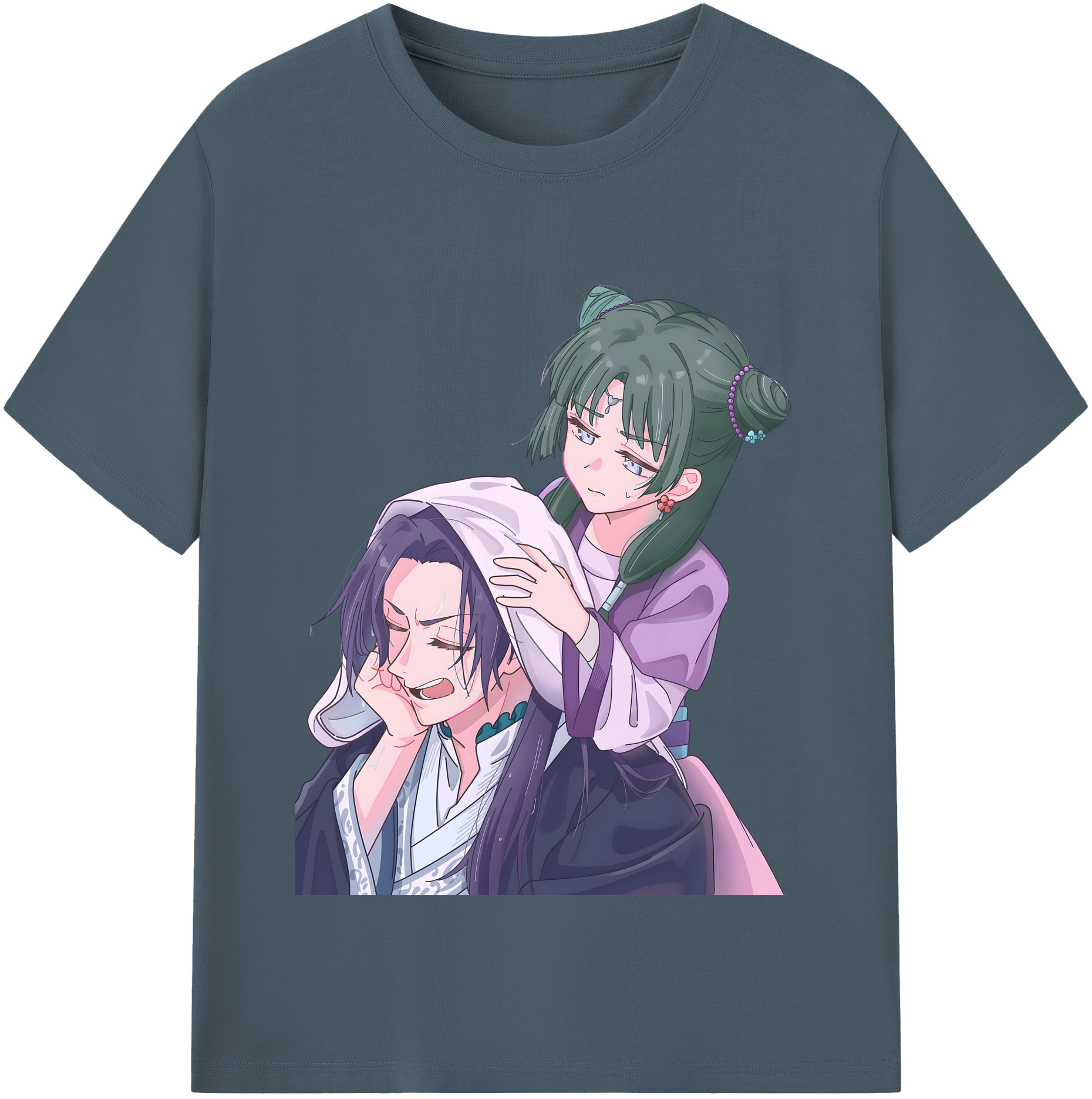 （画像用） 薬屋のひとりごと The Apothecary Diaries 綿100％半袖Tシャツ（フロントプリント）